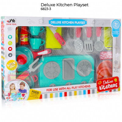 Deluxe kitchen deals play set